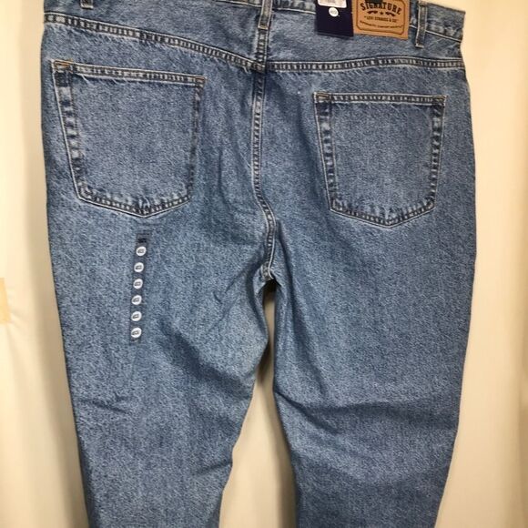 Levi’s Mens Relaxed Fit Medium Wash Jeans Size 46x30 Big & Tall Levi Strauss - Picture 6 of 9